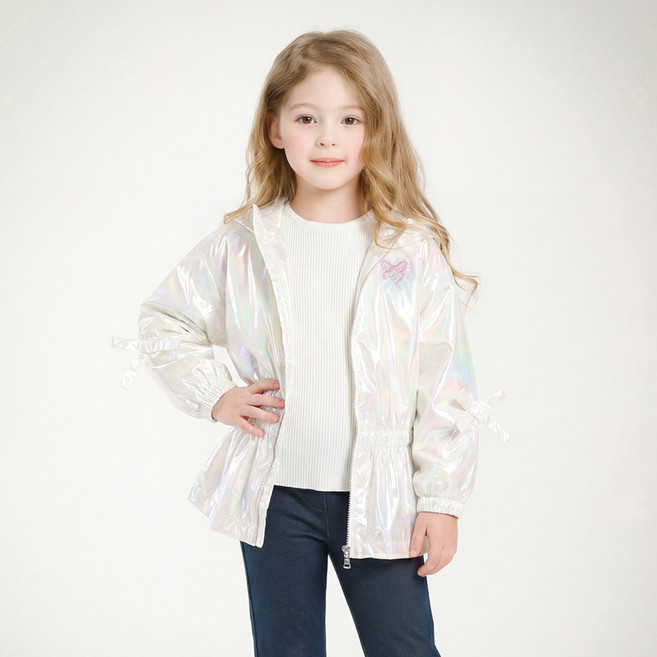 젤리스푼 아동용 홀로그램 바람막이 점퍼