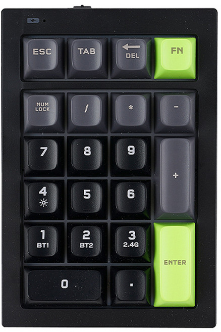 지클릭커 오피스프로 사일런스M 무선 넘버 키패드, Poker RC2, NK21, 제조사축