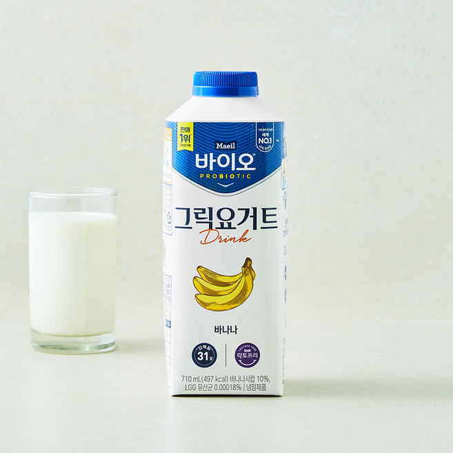 매일바이오 그릭요거트 드링크 바나나, 1개, 1개입, 710ml