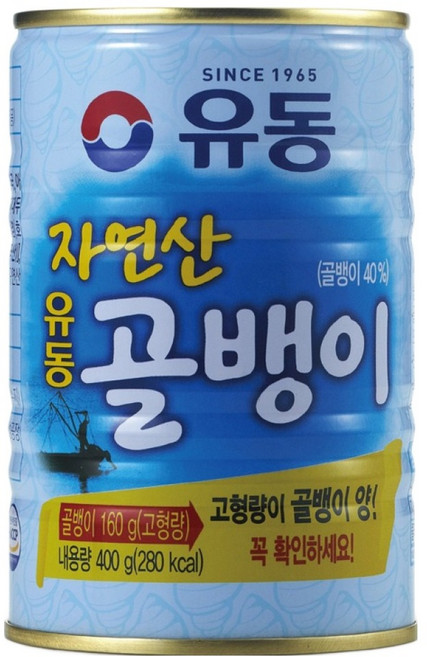 유동 자연산 골뱅이 통조림, 400g, 1개