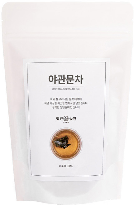 청년농원 저온가공 야관문차 삼각티백, 1g, 50개입, 1개