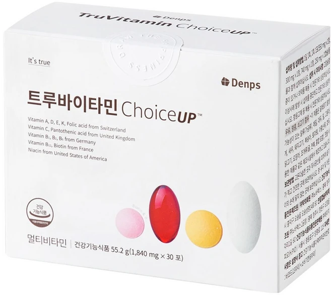 덴프스 트루바이타민 초이스 업 30p, 55.2g, 1개 - 쿠팡