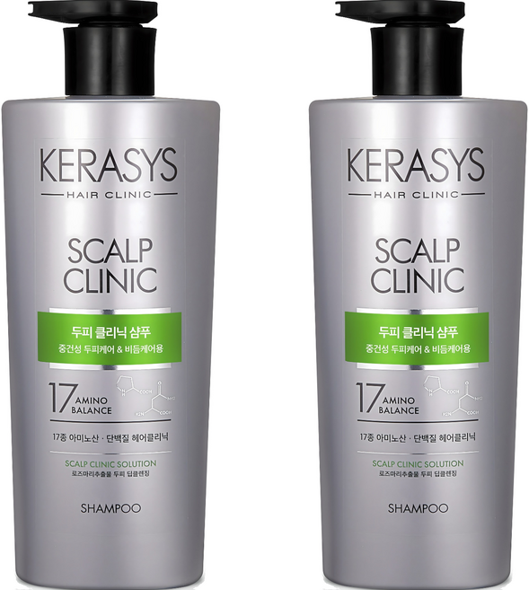 케라시스 두피 클리닉 단백질 샴푸, 750ml, 2개