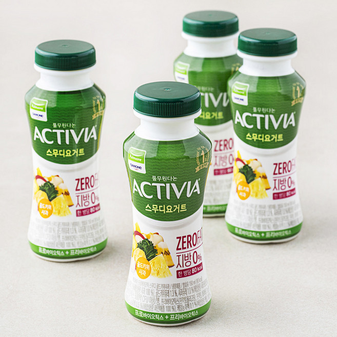 풀무원다논 액티비아 스무디 골드키위사과, 150ml, 4개입, 1개
