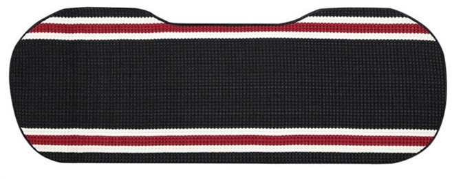 CareFree 스타일리쉬 사계절 차량용 시트 뒷좌석 방석 MS-1050, 블랙, 1개