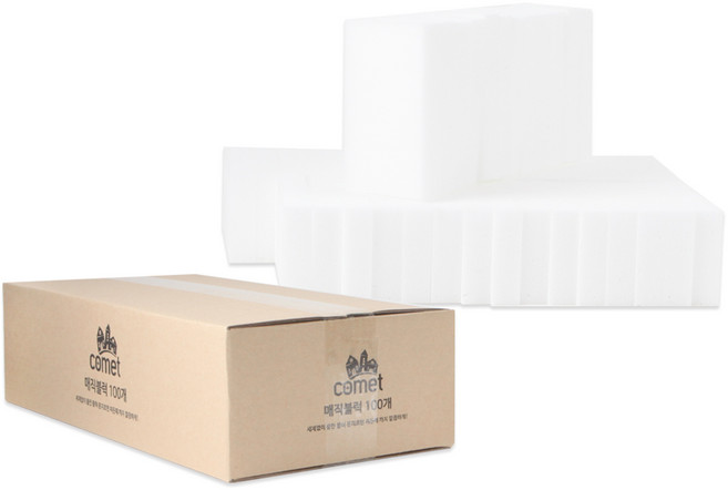 코멧 매직블럭 중형 100개