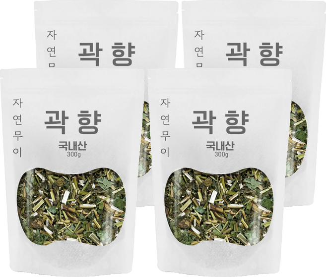 자연무이 곽향 곽향차 배초향, 300g, 4개