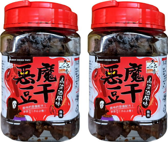 久品香 惡魔豆干, 350g, 2罐