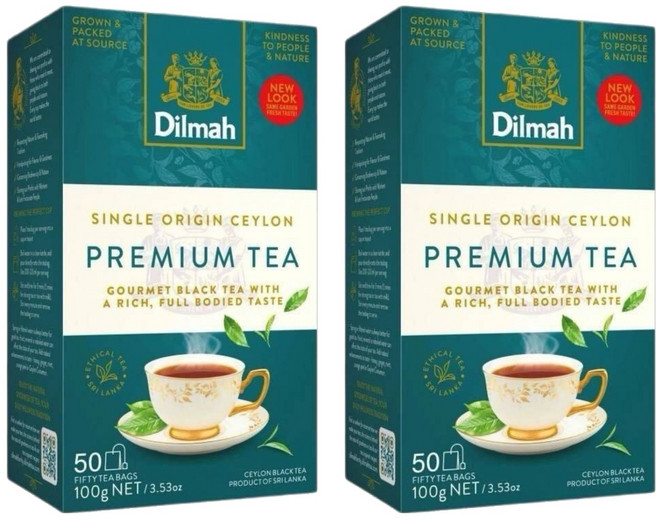 Dilmah 帝瑪 錫蘭紅茶, 2g, 50包, 2盒