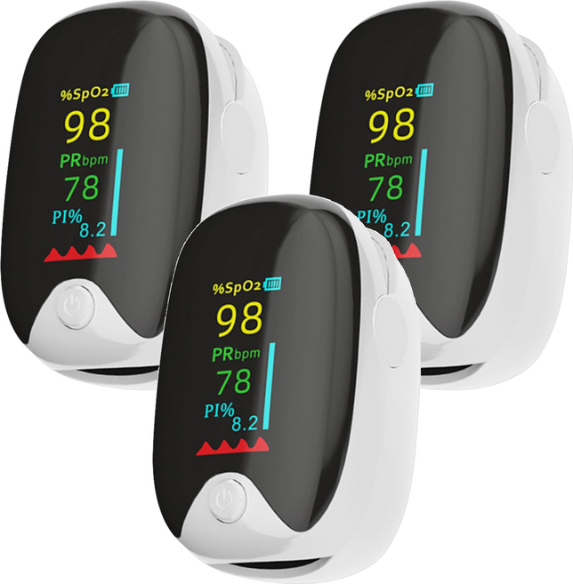 騰躍 液晶指尖脈搏血氧機 家用型, AD901, 3台