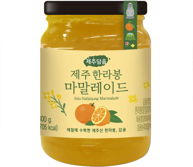 오뚜기 제주담음 한라봉 마말레이드 잼, 300g, 1개