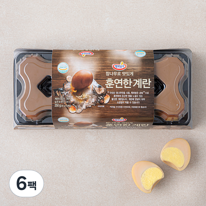 행복담기 훈연한 계란 350g, 10구, 6팩