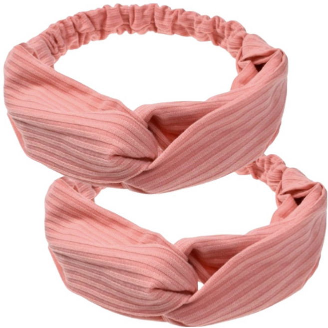 조앤제이 비비드 헤어 세안밴드, 핑크, 2개