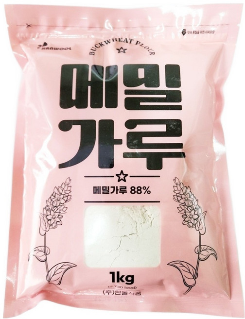한울식품 메밀가루, 1kg, 1개
