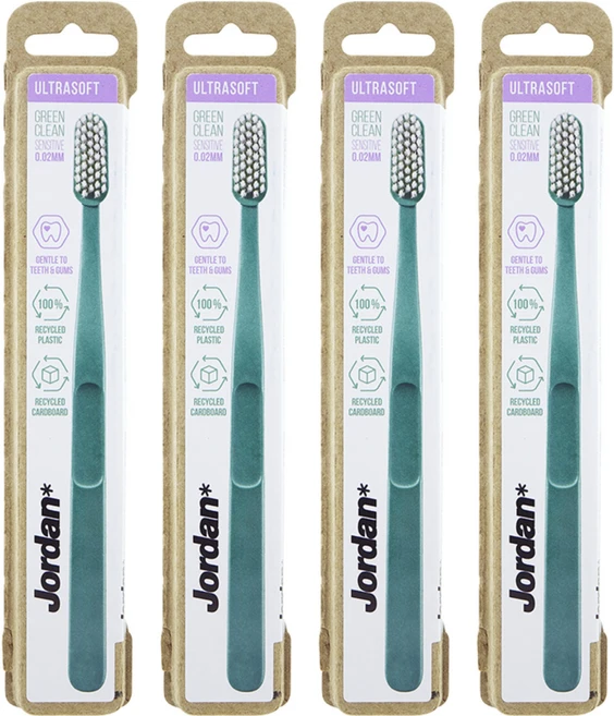조르단 그린클린 울트라소프트 칫솔 랜덤발송, 1개입, 4개 - 쿠팡