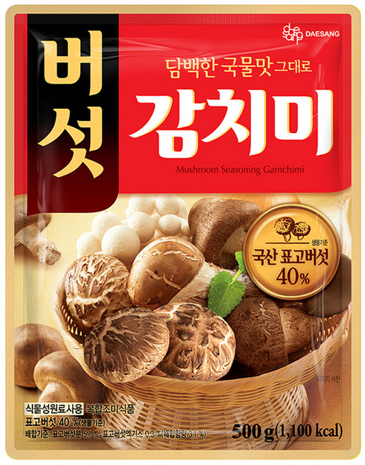 대상 버섯 감치미, 500g, 1개