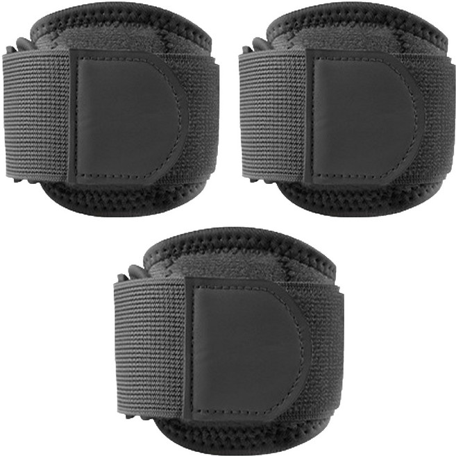 Bareum Market 手肘護具, 黑色, 3個