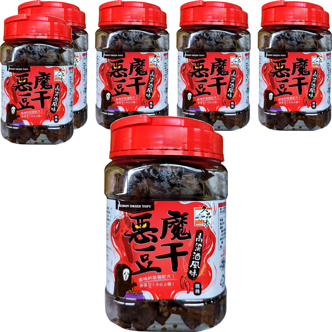 久品香 惡魔豆干, 350g, 6罐
