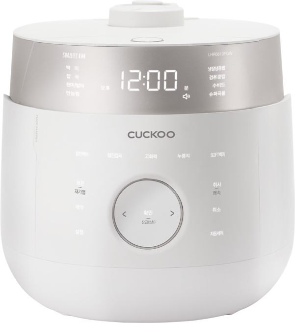 쿠쿠 마스터셰프 IH밥솥 6인용, CRP-LHR0610FGW, 그레이스 화이트