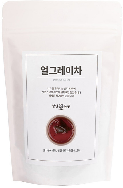청년농원 얼그레이 홍차, 1g, 50개입, 1개