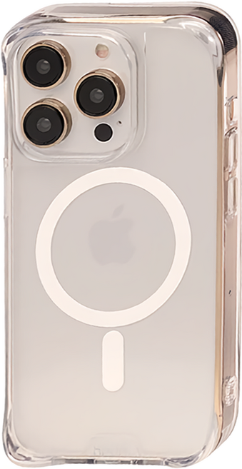 HODA 好貼 晶石 手機 防摔殼 保護殼 iPhone 15 Pro MagSafe Compatible 軍規防摔 吊飾孔 透明