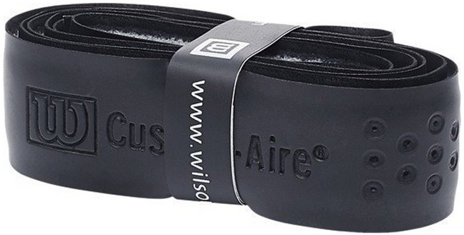 Wilson Cushion Aire Classic Sponge 握把皮 WRZ4205BK, 黑色, 1個