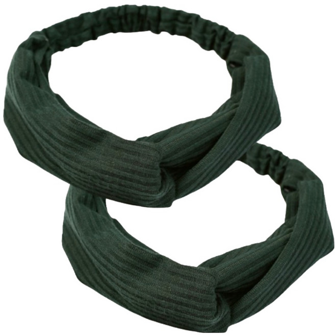 조앤제이 비비드 헤어 세안밴드, 딥그린, 2개