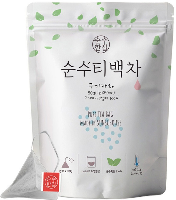 순수한집 구기자차 삼각티백, 1g, 50개입, 1개
