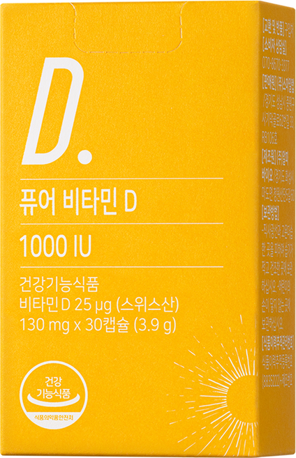 뉴트리모어 퓨어 비타민 D 1000 IU 3.9g, 30정, 1개