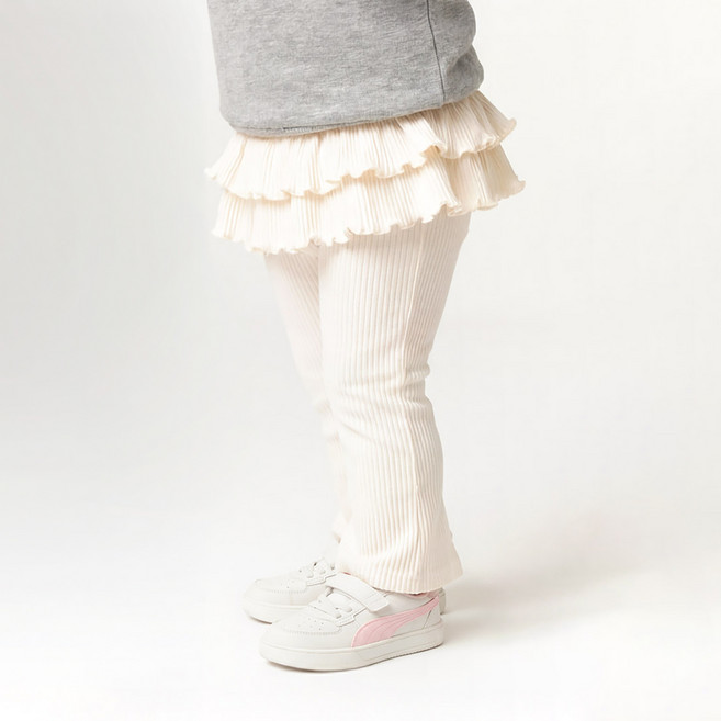 에스더버니리틀 깜찍발랄 캉캉골지 부츠컷 치마 레깅스