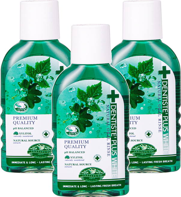 덴티스테 내츄럴 오랄린스 구강청결제, 100ml, 1개입, 3개