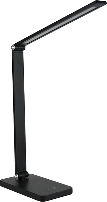 折疊式LED檯燈 USB插電款 21-002-BK0, 黑色