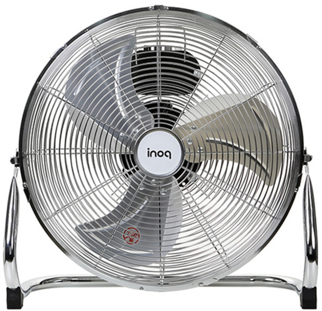 이노크아든 3단 대형 메탈크롬 공업 업소용 선풍기 IA-BF 40cm, IA-BF1600N, 크롬 실버
