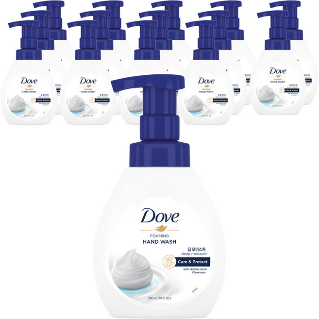 도브 포밍 핸드워시 딥 모이스처, 240ml, 15개