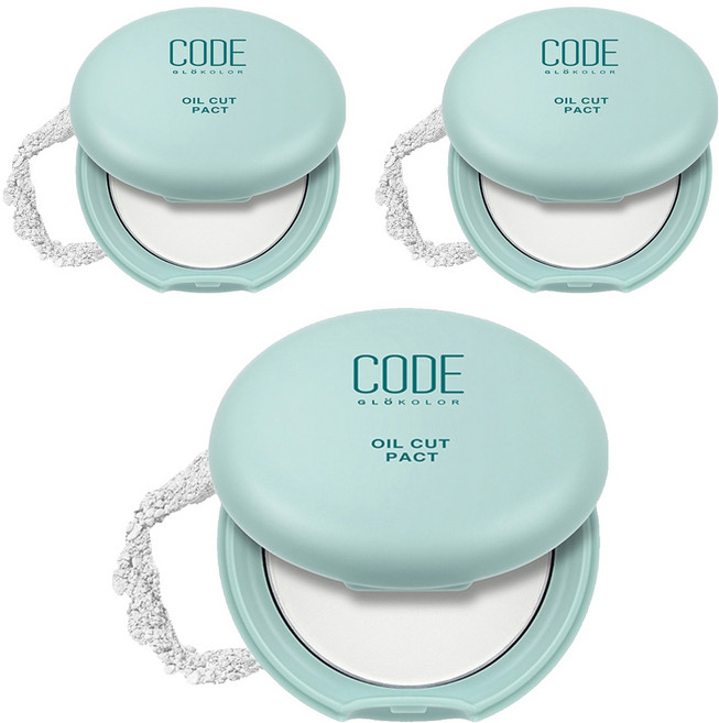 코드글로컬러 오일컷 팩트 8g, 3개