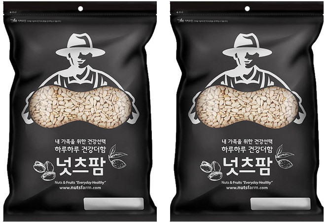 넛츠팜 해바라기씨 미국산, 400g, 2개