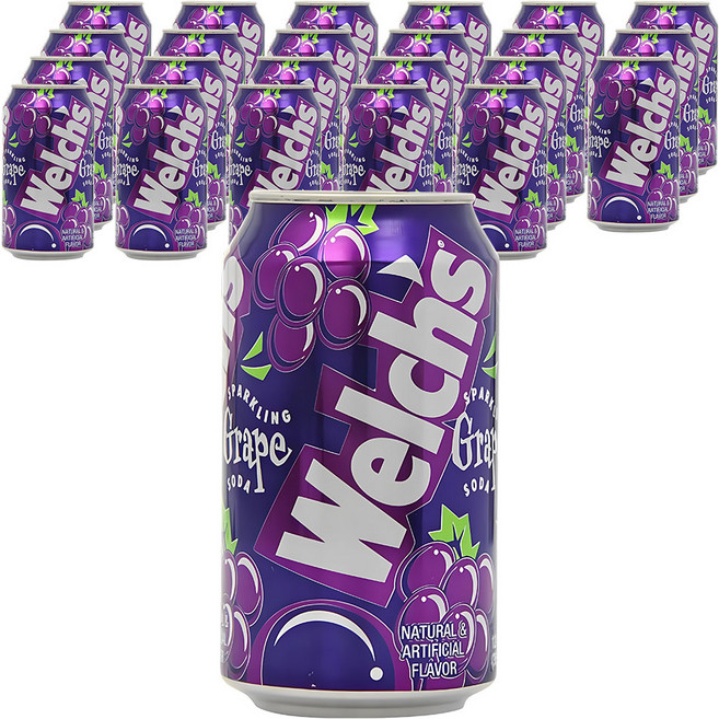 웰치스 포도맛, 355ml, 24개