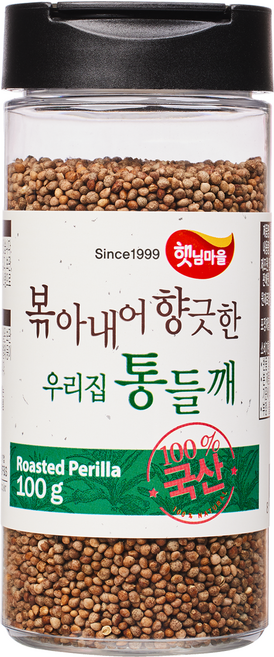햇님마을 볶아내어 향긋한 우리집 국산 통들깨, 100g, 1개