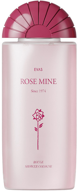 Rosemine Evas 沐浴香水 Lusy Centifolia 玫瑰香, 185ml, 1個