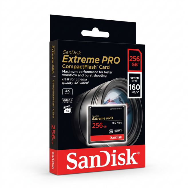 SanDisk 晟碟 Extreme Pro CF 160MB s R 140MB s W 記憶卡, 256GB, 1個