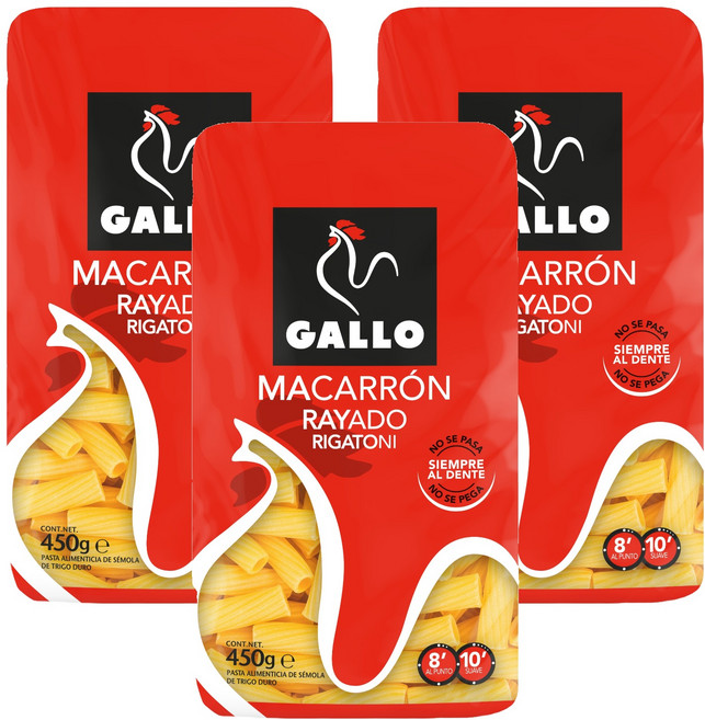 GALLO 리가토니, 450g, 3개