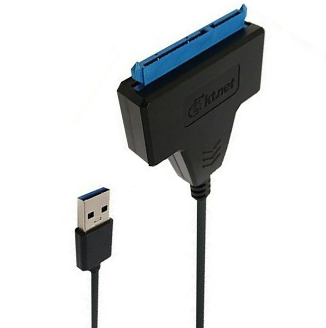 KTnet 廣鐸 EC3 USB3.0 2.5/3.5吋 SATA硬碟快捷線 支援4TB容量 支援熱拔插, 25.5cm, 1盒