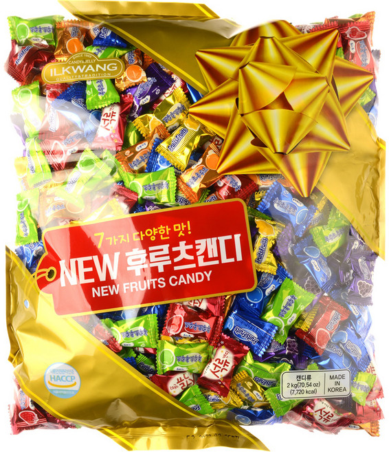 일광제과 뉴 후루츠 캔디 7가지맛, 2kg, 1개