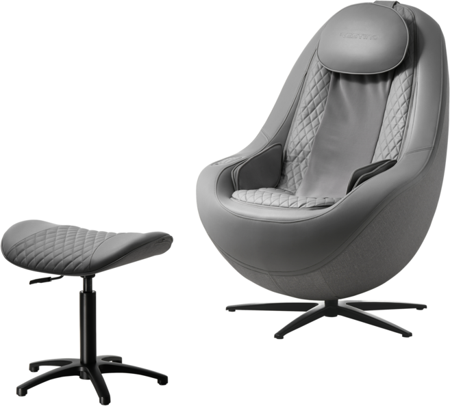 쿠쿠 레스티노 컴포터블 안마의자 방문설치, CMS-J310GR, 그레이