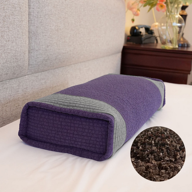 SARANG YEGAM 蕎麥枕頭 L號, 紫色, 1個