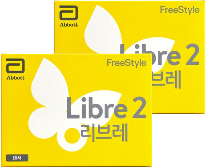애보트 프리스타일 리브레2 연속 혈당측정기, FreeStyle Libre 2, 2개