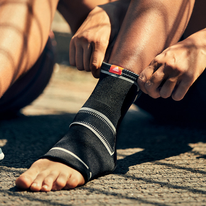 아디다스피트니스 에센셜 발목보호대, 1개, 블랙