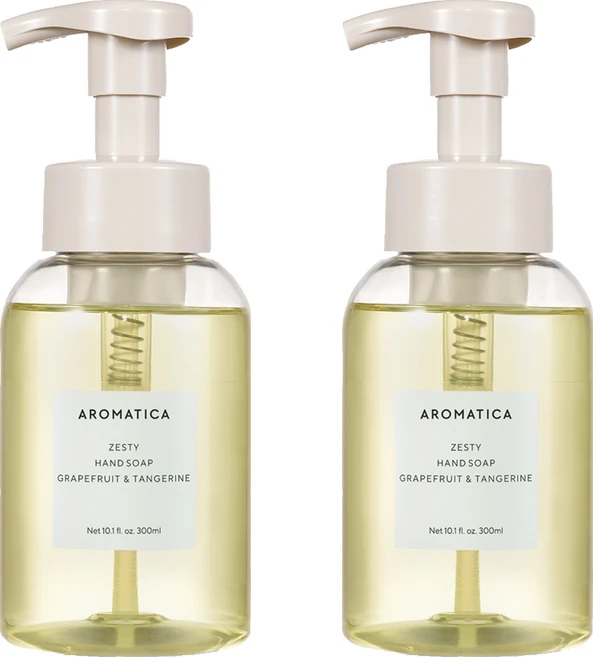 아로마티카 제스티 핸드 솝 그레이프프룻 앤 탠저린, 300ml, 2개 - 쿠팡