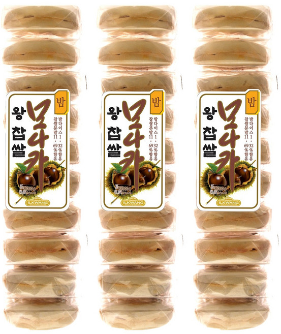 일광제과 왕 찹쌀 밤모나카 10p, 300g, 3개