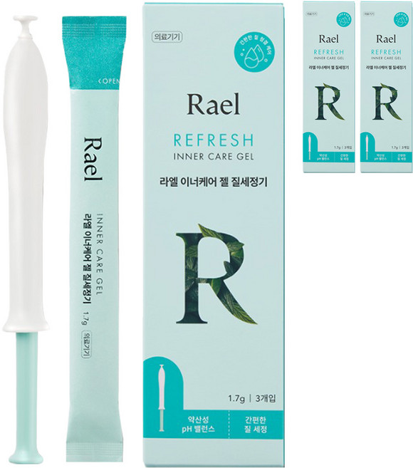 라엘 이너케어 젤 질세정기 3p, 1.7g, 3개